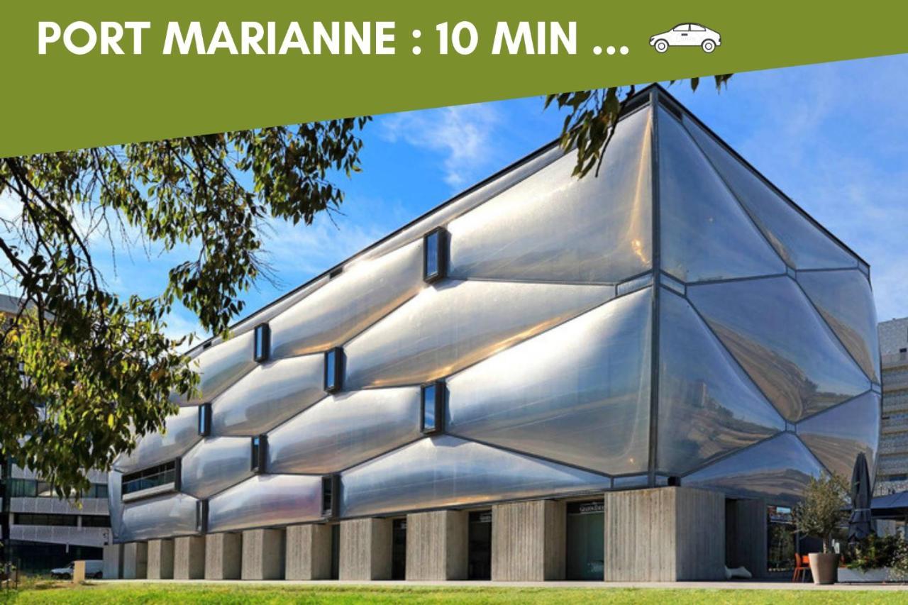 Camping New Jungle - Clim - Wifi - Draps & Serviettes - Bbq - 10' Des Plages